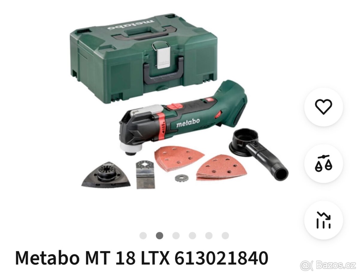 Metabo MT 18 LTX multinkční bruska 613021840 - 5