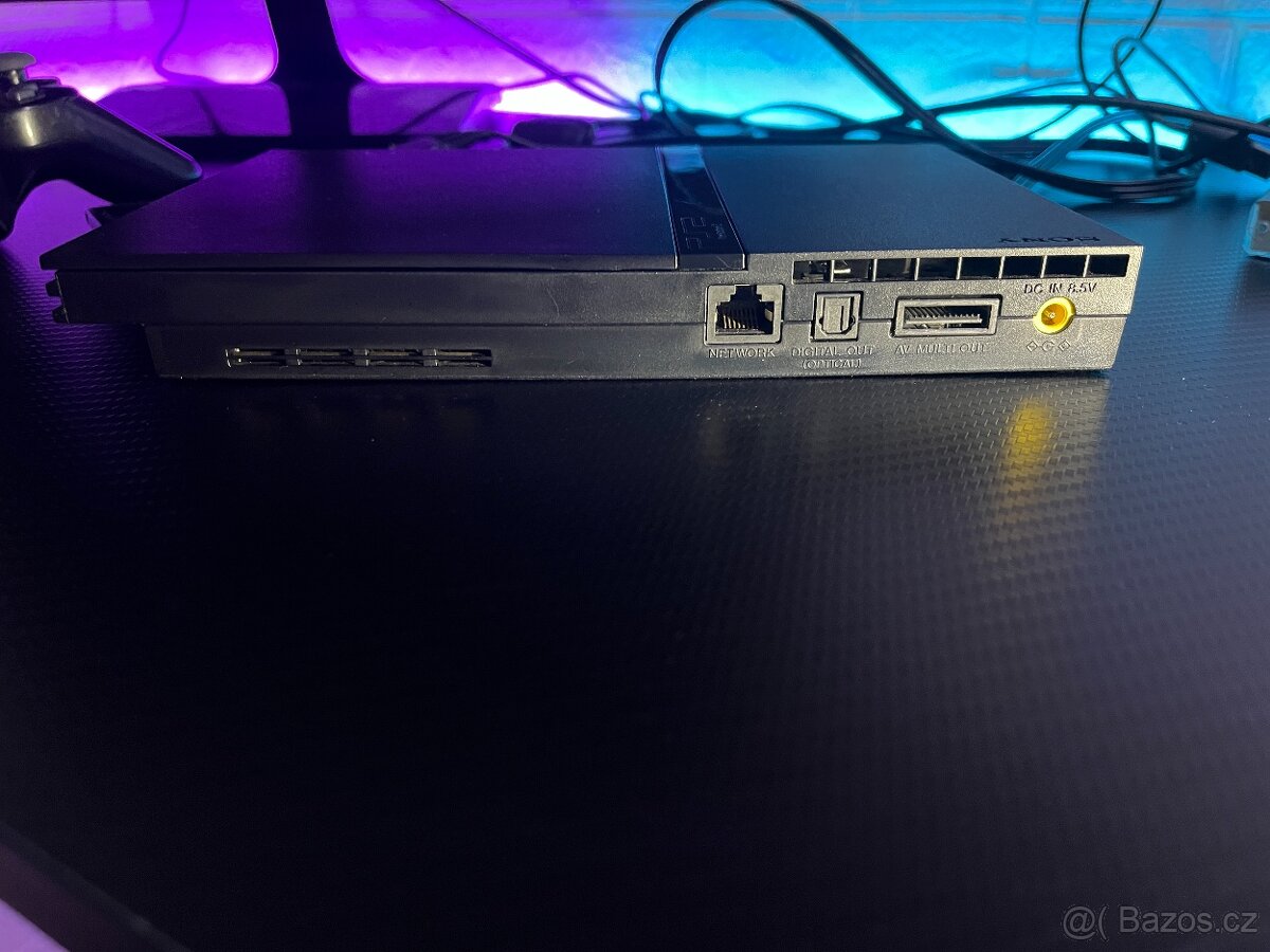 PS2 Slim | Playstation 2 Slim | 2X Ovladač | SCPH-77004 (PAL - 5