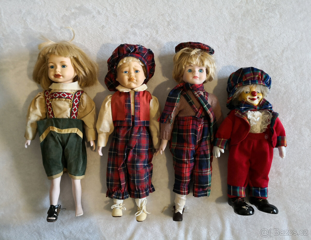 Starožitné porcelánové bábiky - 5
