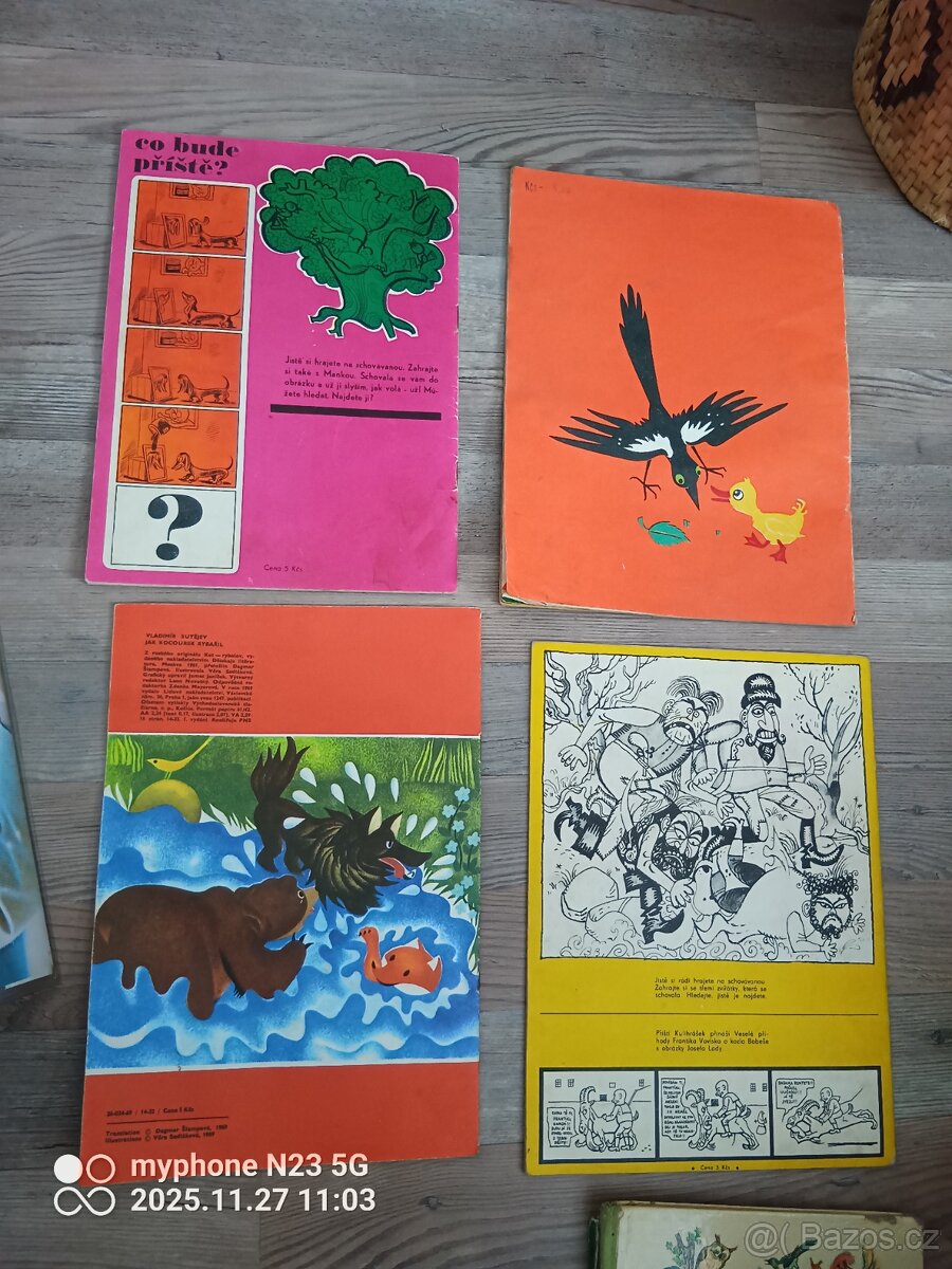 Retro dětské knihy leporela casopisy - 5