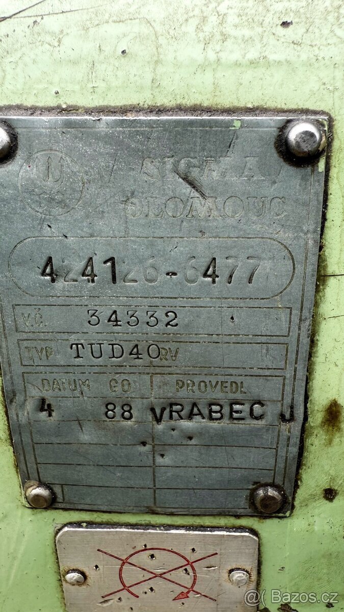 Soustruh Tudor 40 s odborného výcviku. - 5