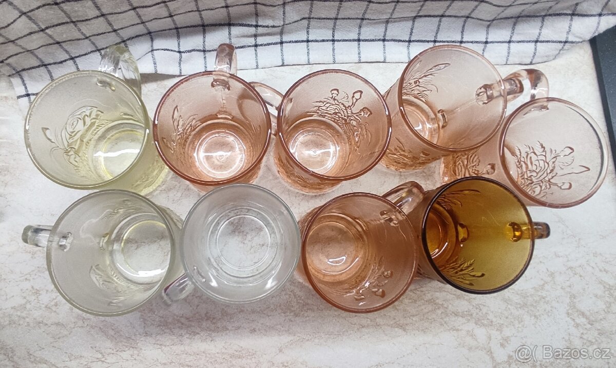 Retro lisované hrnky na kávu 250 ml - 5