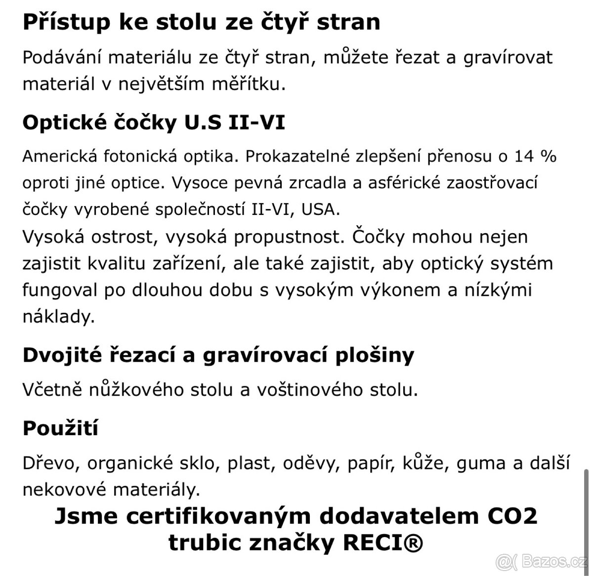 Laser co2 1300x900mm 180W - 5