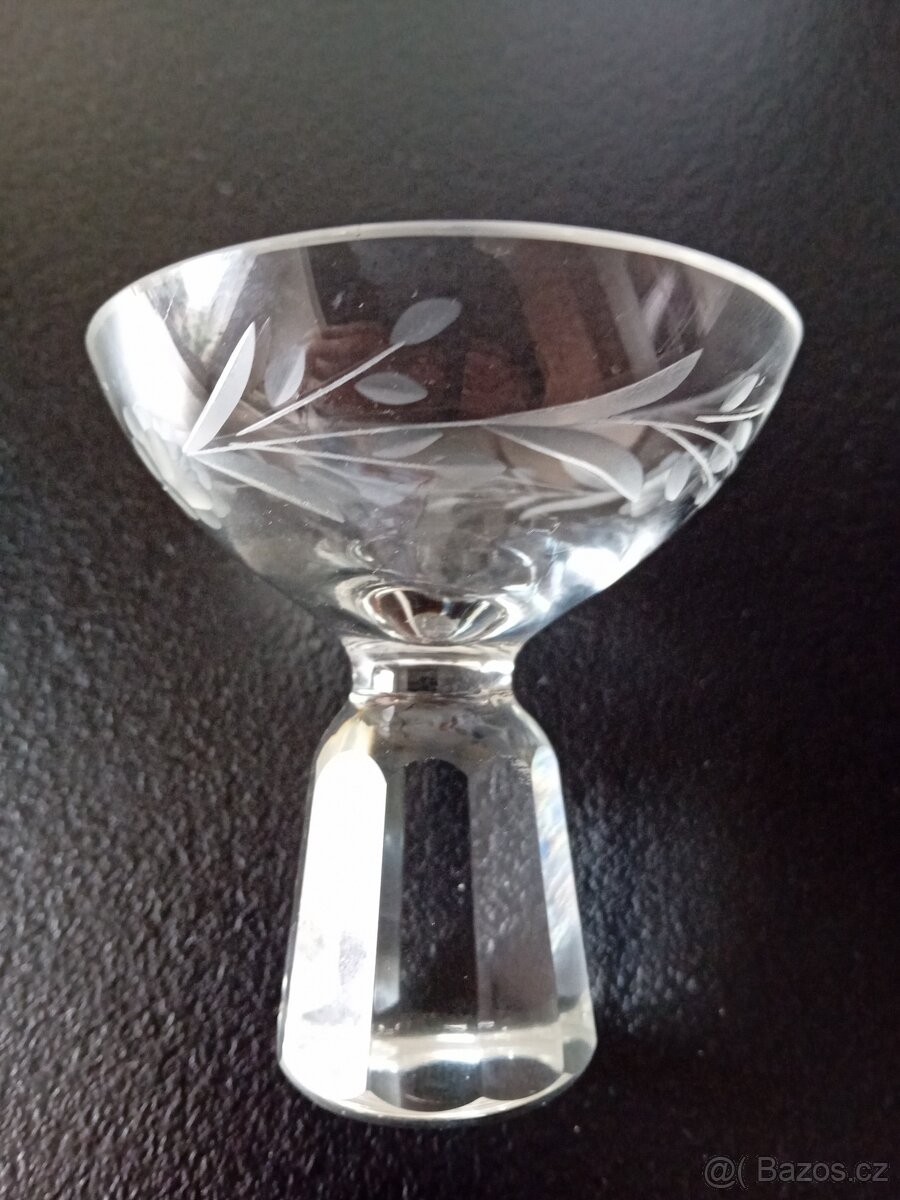 ART DECO souprava likérových skleniček - 5