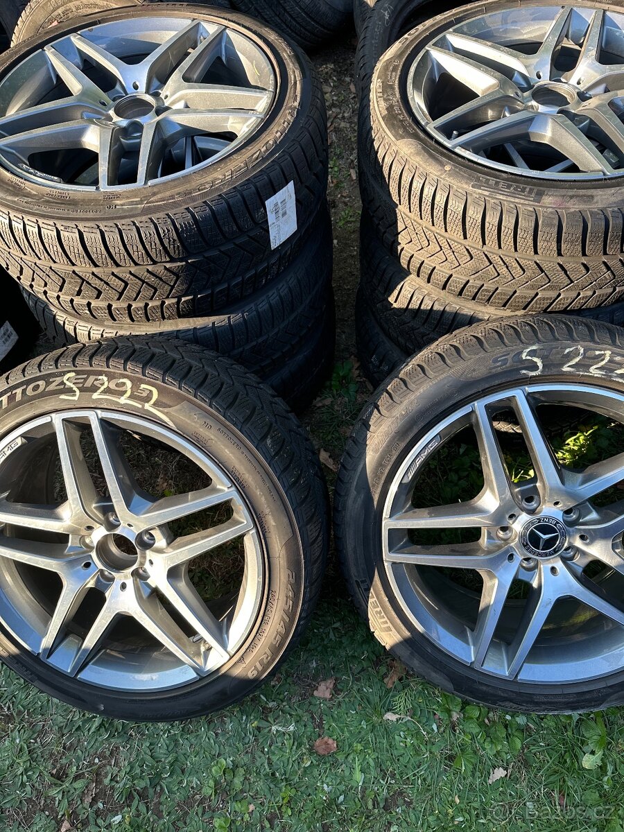 ALU KOLA AMG R19 MERCEDES S KLASSE ZIMNI TOP STAV - 5