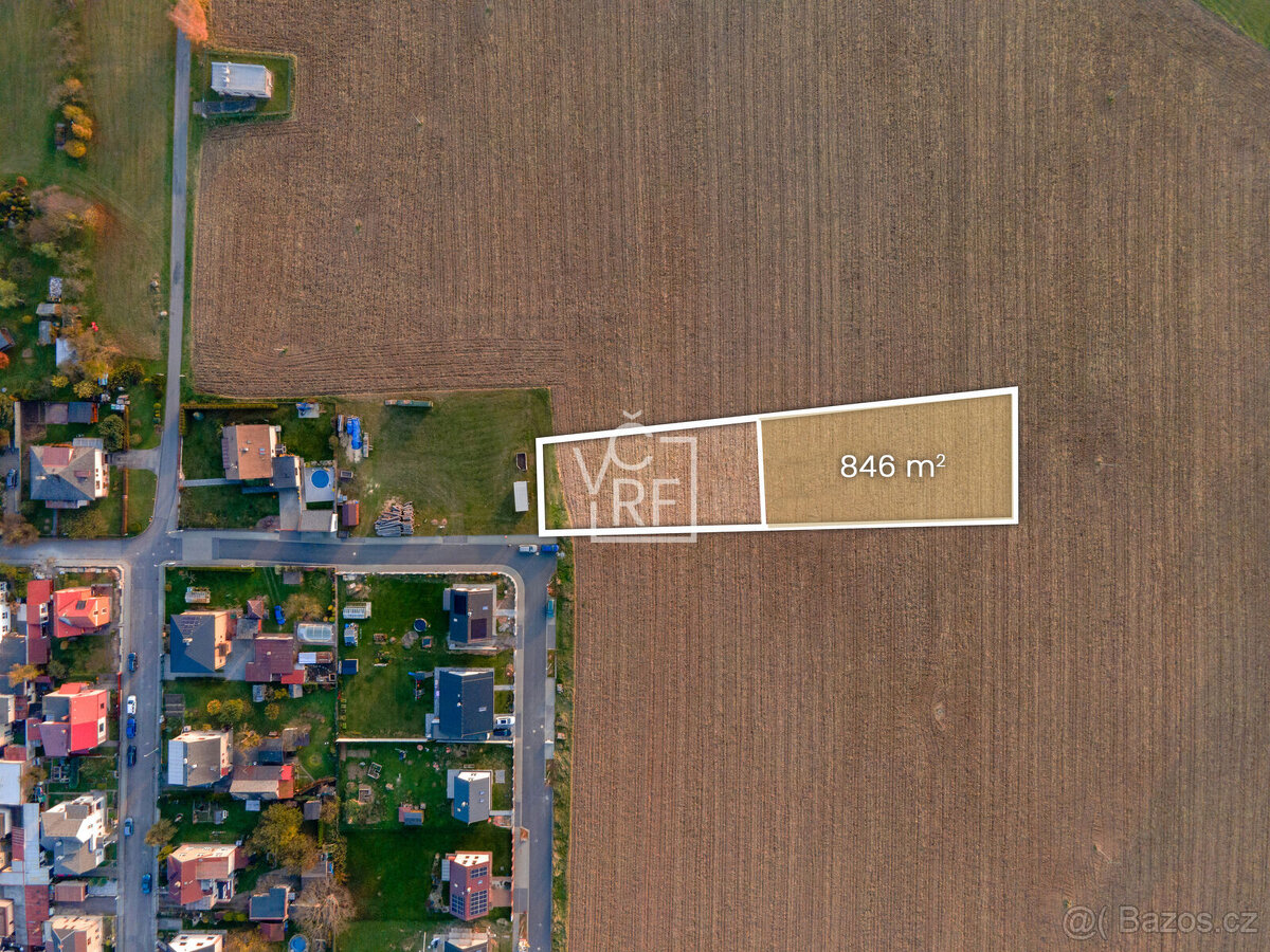Prodej stavebního pozemku 846 m2 - 5
