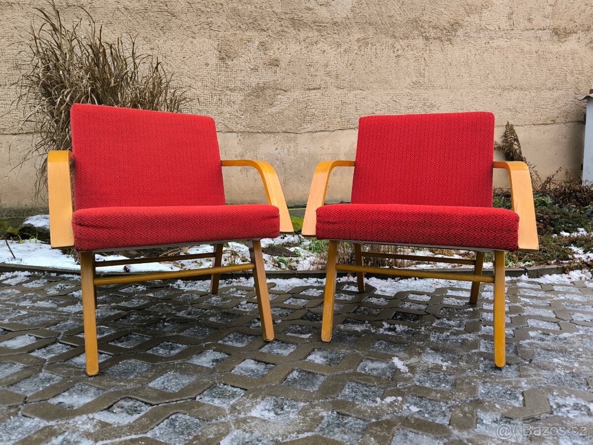 Retro křesla Mier Topolčany - Brusel 60. léta - 5