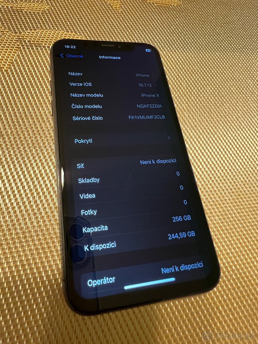 iPhone X 256 GB Space Gray - 5