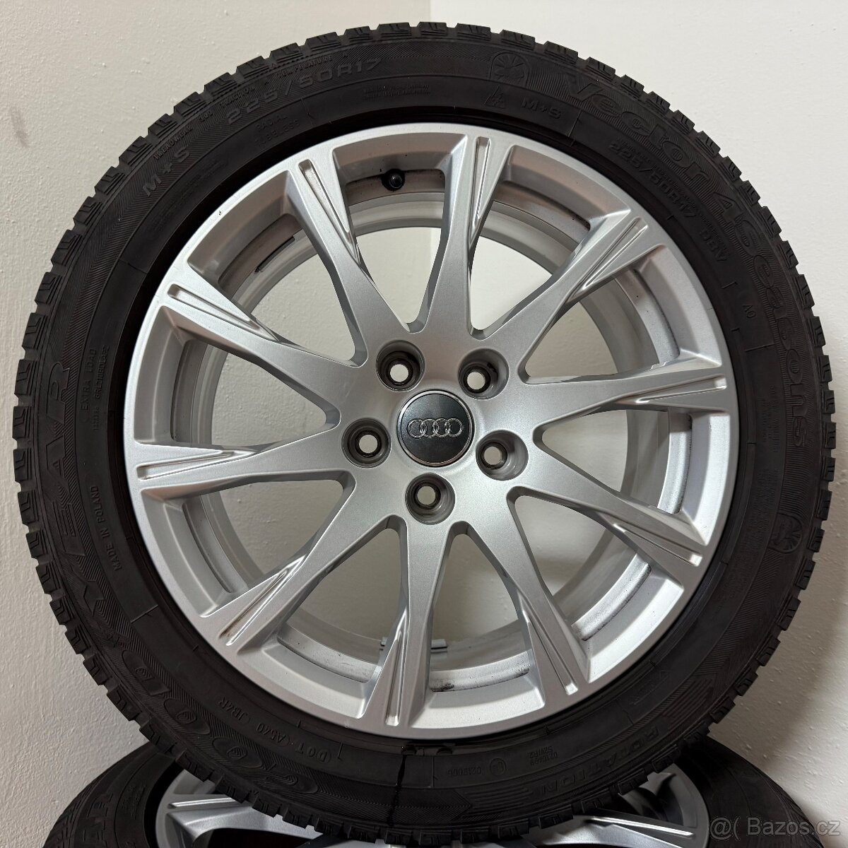 AUDI A4 B9 5x112 R17 ET38+CELOROČNÍ 225/50R17 5mm - 5