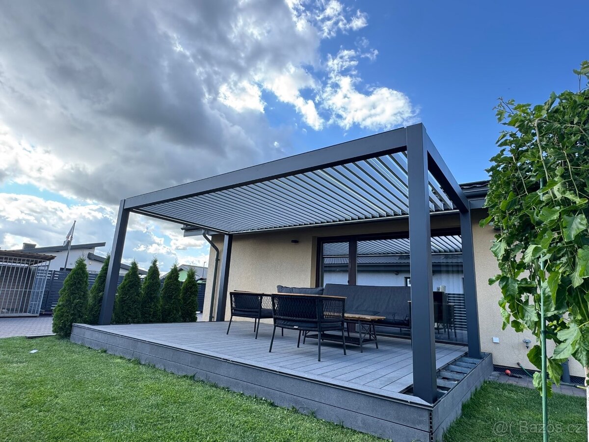 Bioklimatická pergolu motorizovaná 5 × 4 m - 5