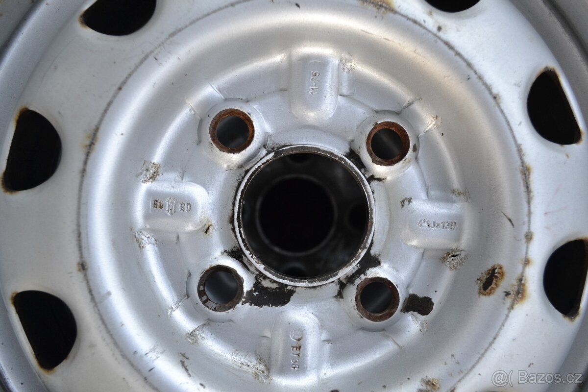Kola 13 rozteč 4x100 pneu letní 165/70 R13 a ráfky - 5