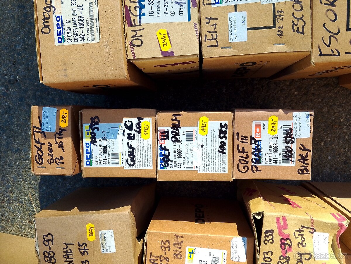 Různé díly kryty blinkrů světel - 5