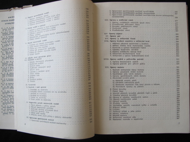 Opravy motorových vozidel O. Beneš, technická literatúra. - 5