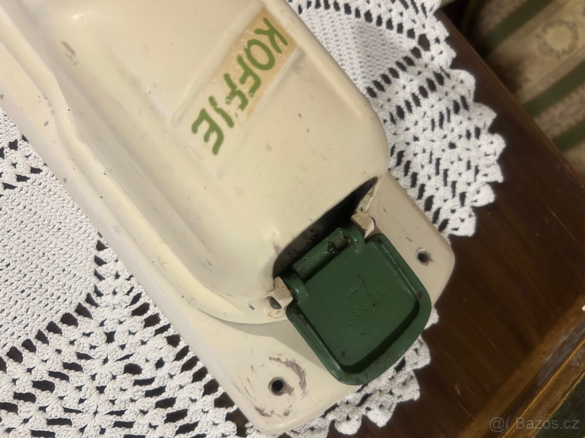 Starožitný litinový mlýnek na zeď Peter Dienes - 5