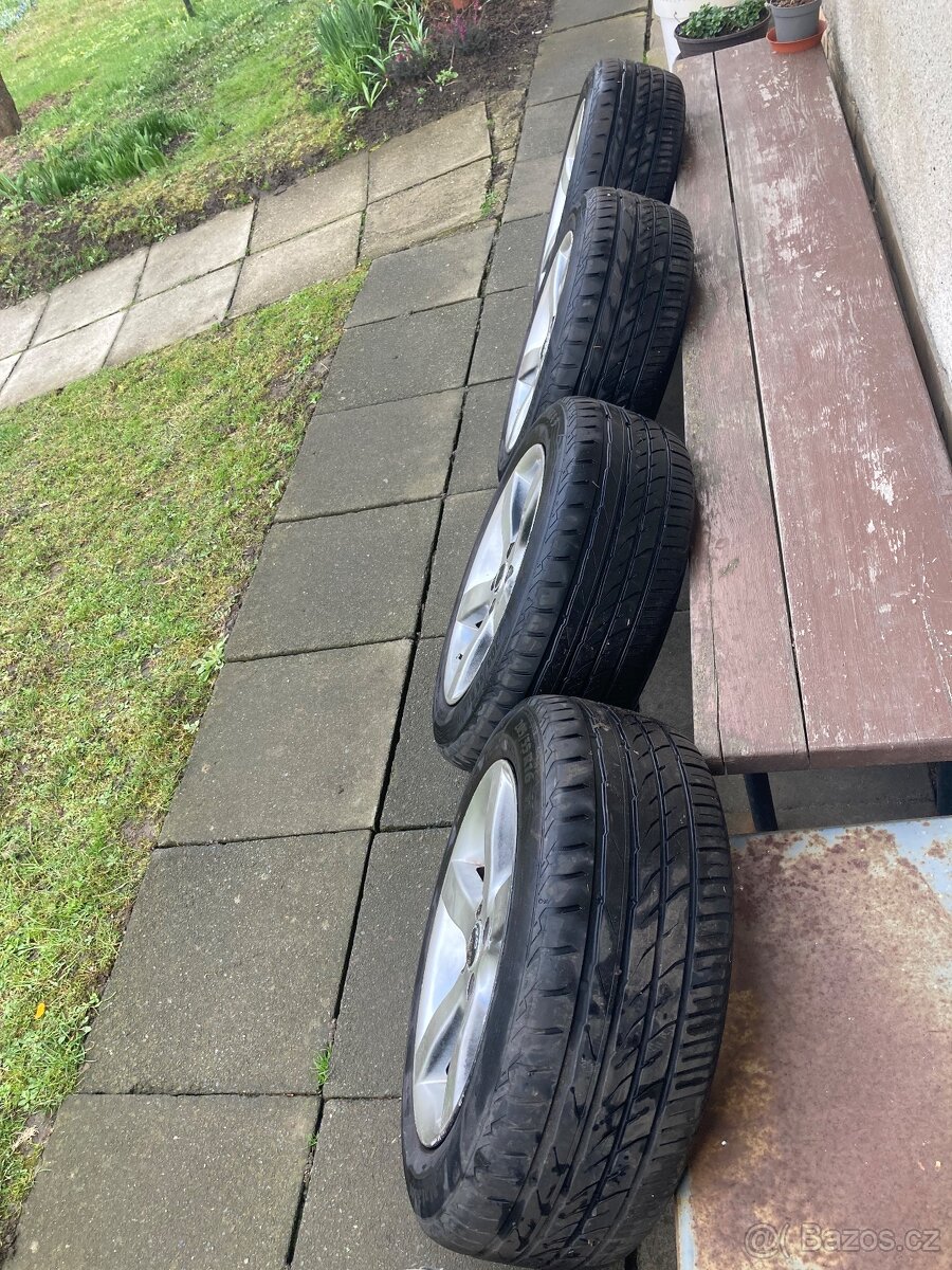 Alu kola Alessio 7,5Jx16H2, pneumatiky Matador 205/55R16 - 5