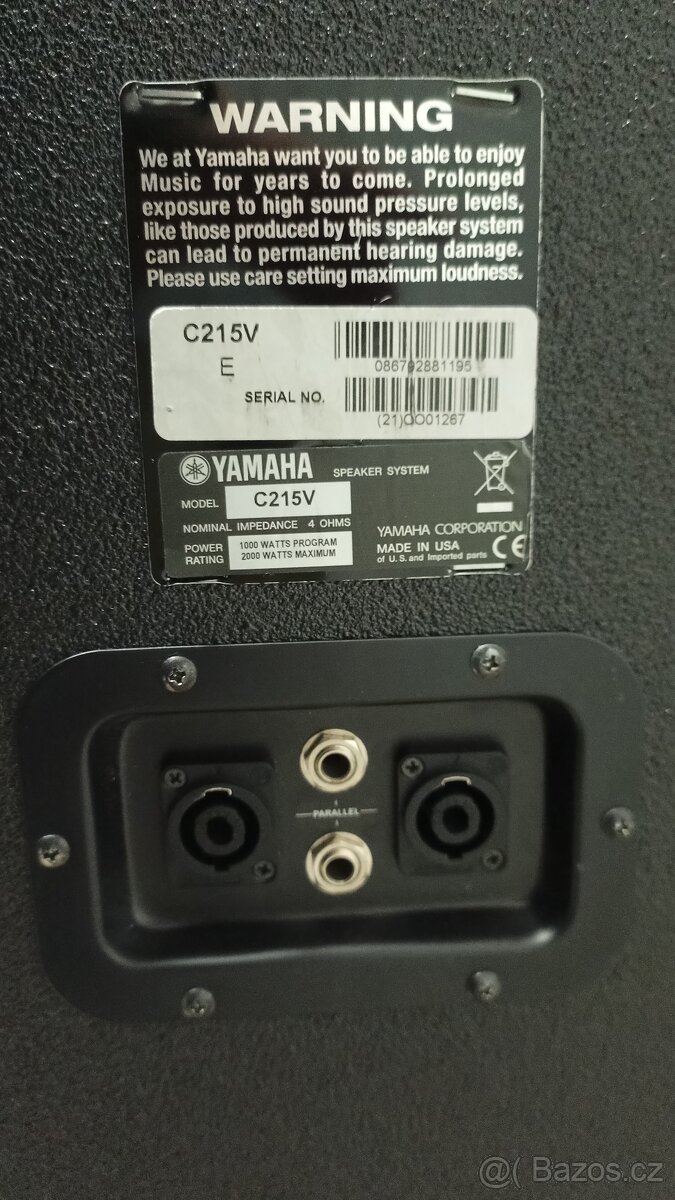 Prodám pasiv.repro boxy Yamaha C215-VE - 5