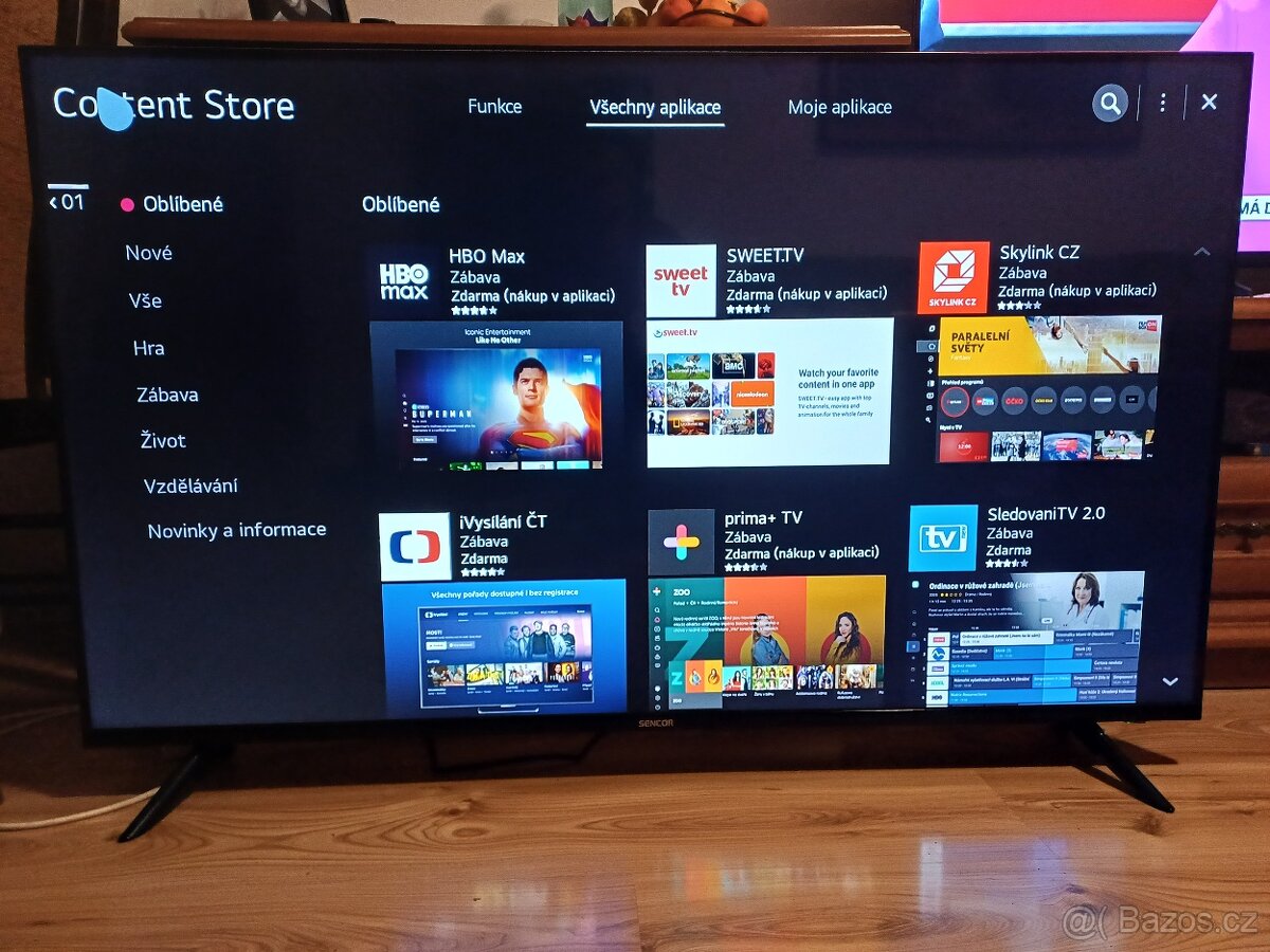 4K Smart TV 55" Sencor SLE 55US800TCSB -140cm - 5