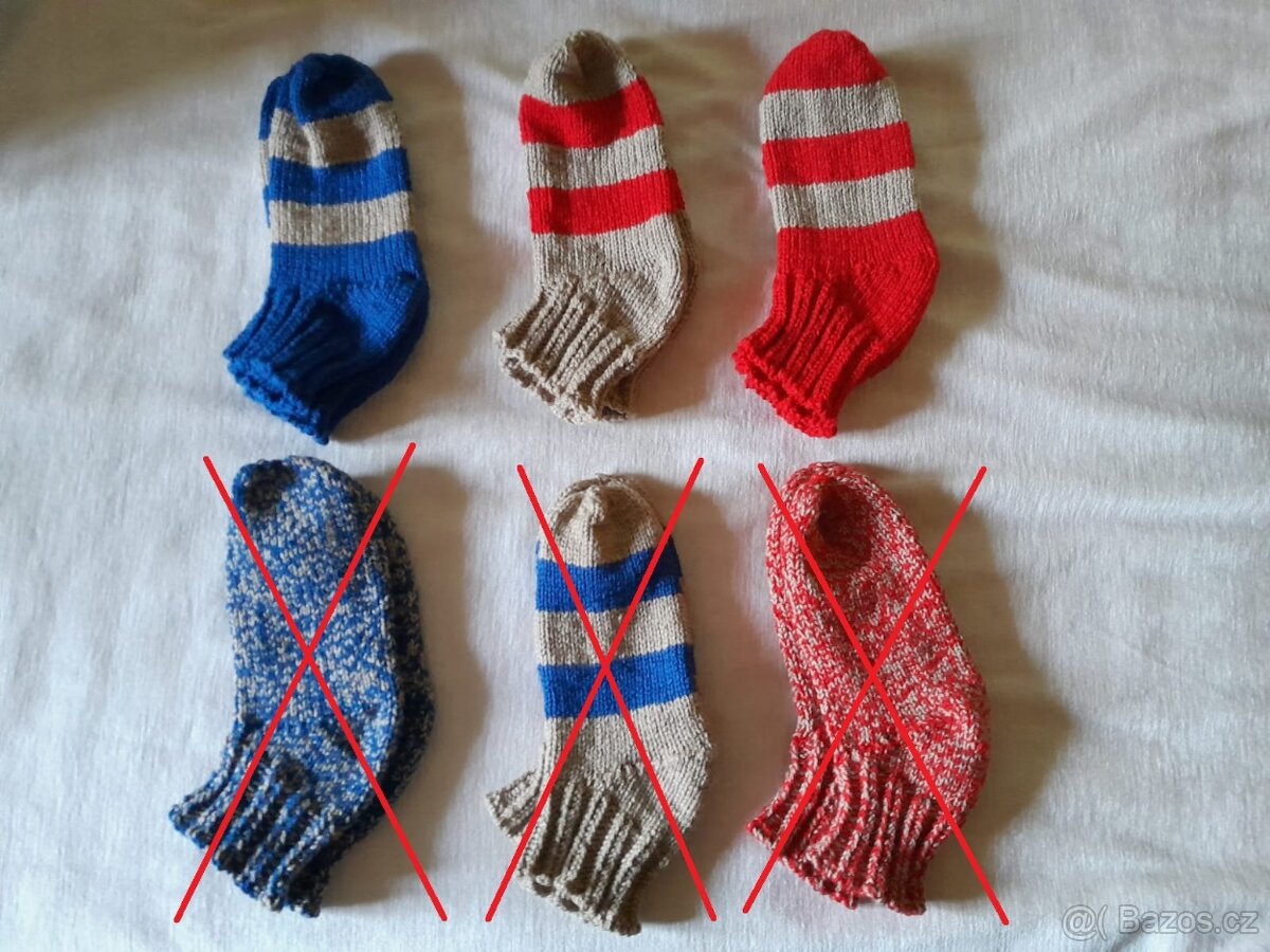 Zimní sady (Čepice + Rukavice + Šály) + Ponožky - 5