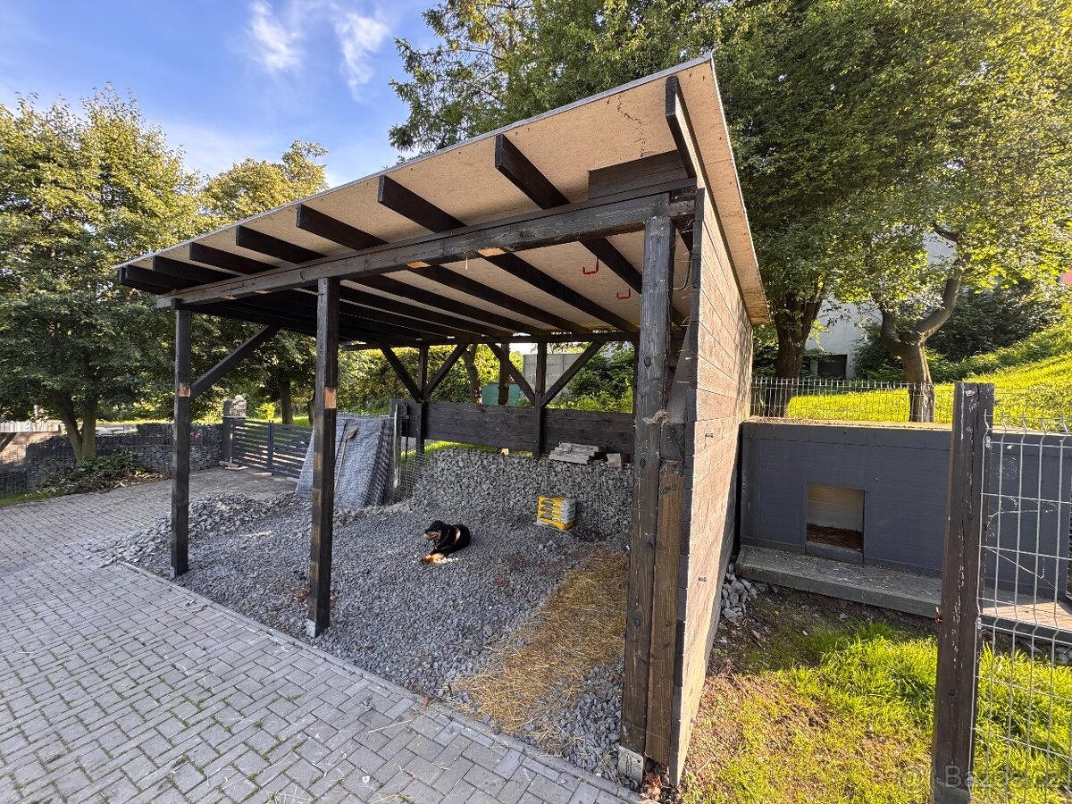 Pergola s kůlnou / bez dveří / - 5