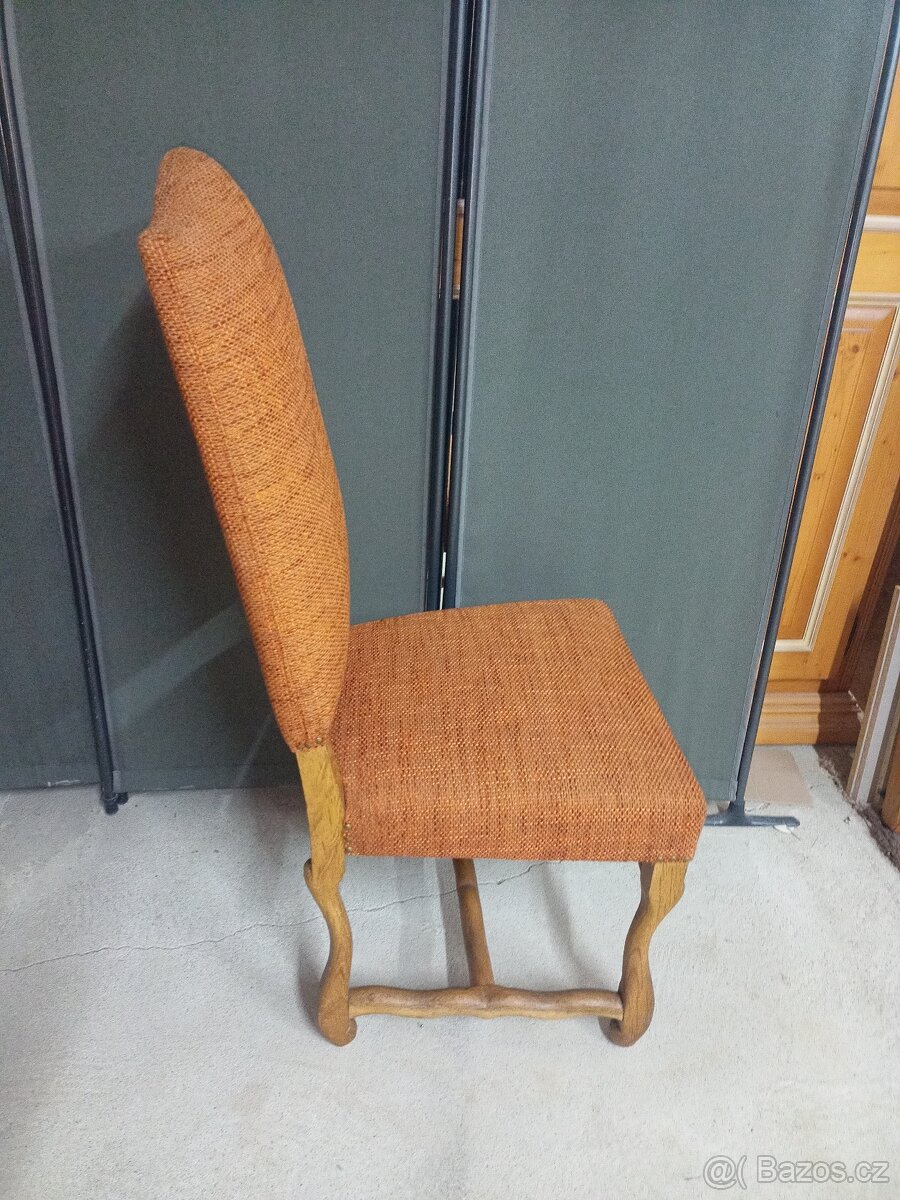 Prodám 4 x hezké rustikální židle z masivu - 5