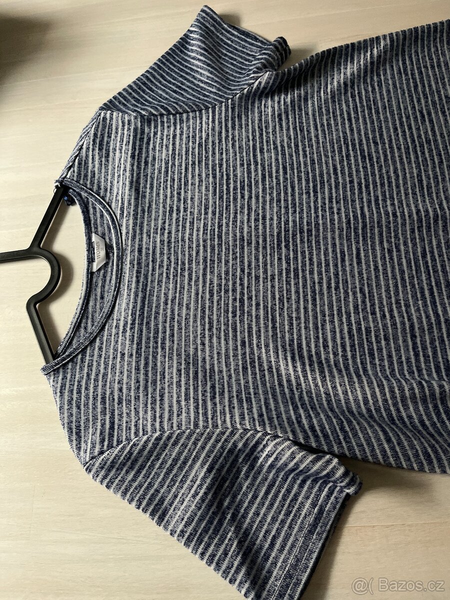 Letní proužkované šat vel M - 5