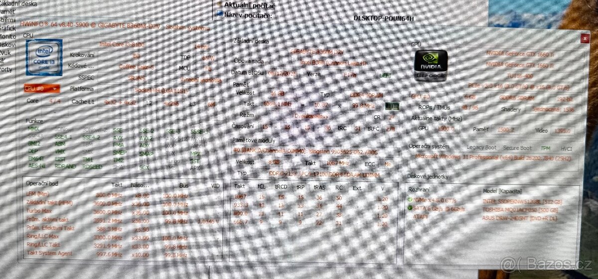 PC sestava | i3-8100 a GTX 1660 Ti - 5