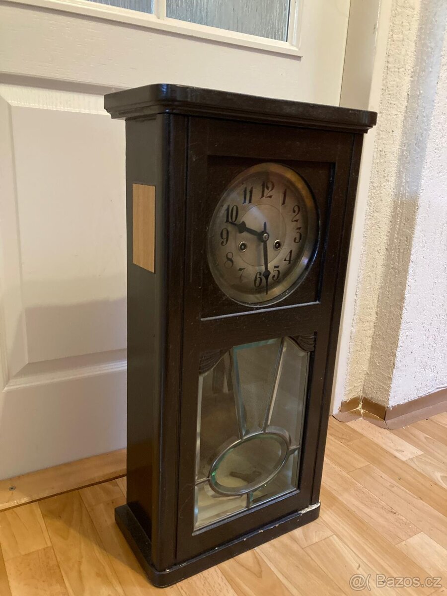 Starožitné nástěnné hodiny pendlovky - 5