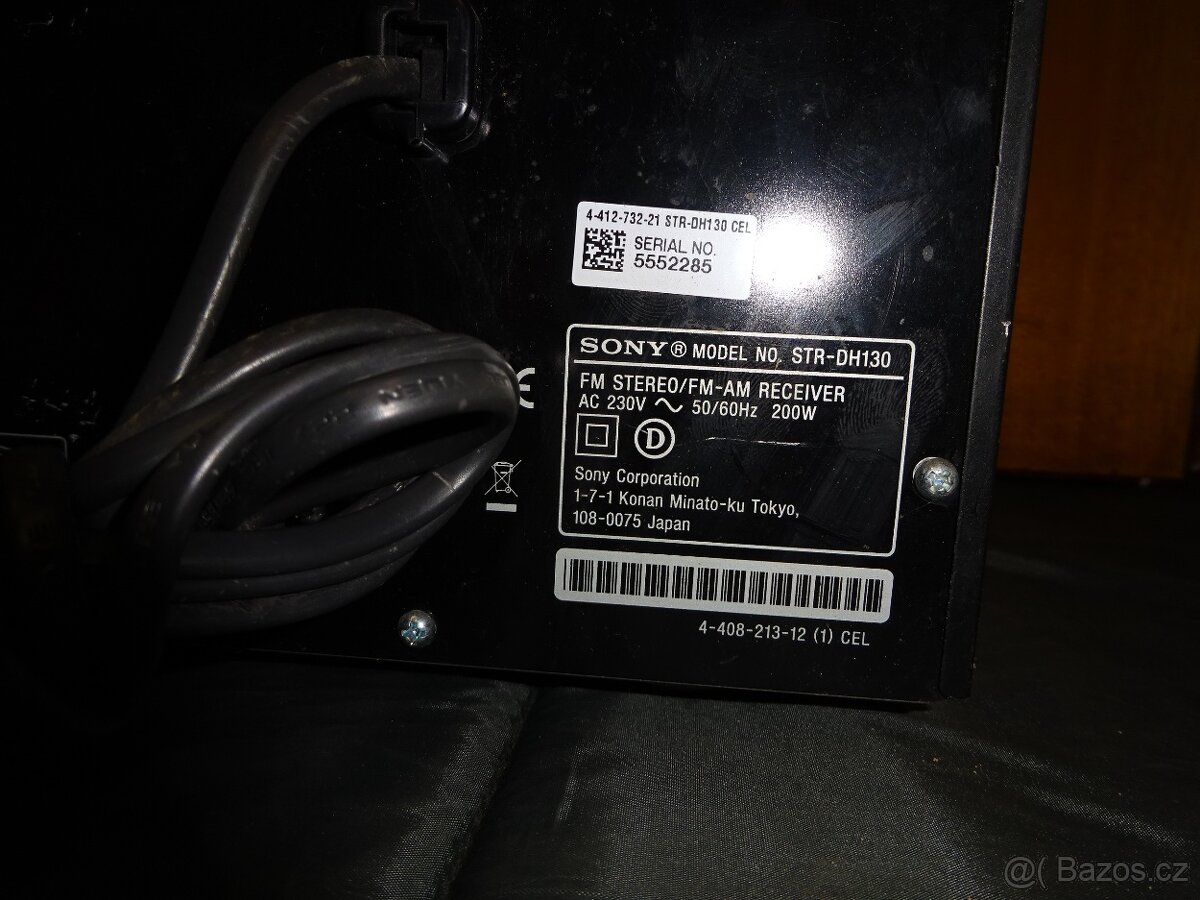 stereo receiver / zesilovač SONY STR-DH130 - 5