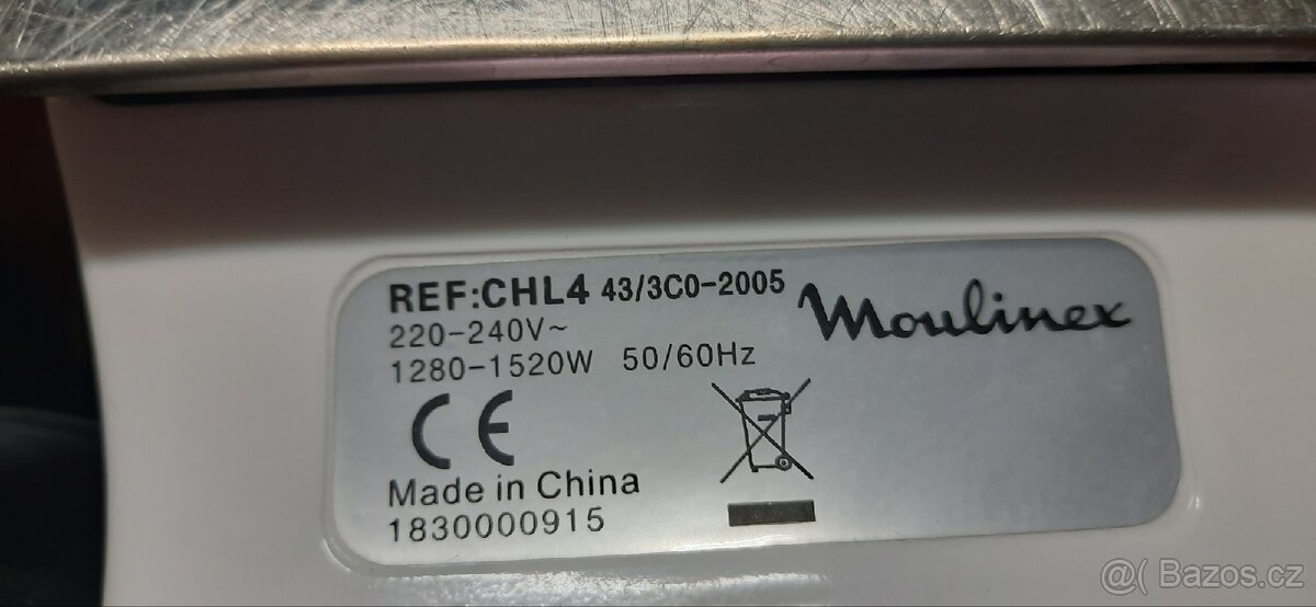 Prodám žehličku Moulinex za 300 Kč HK - 5