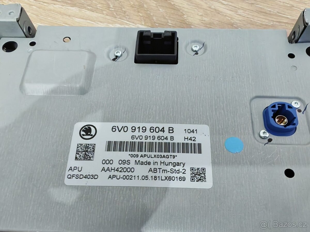 Budíky, rádio Škoda - 5