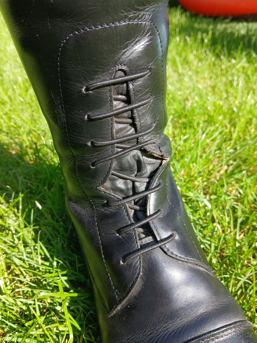 Vysoké jezdecké boty QHP Romy Junior, standartní lýtko - 5