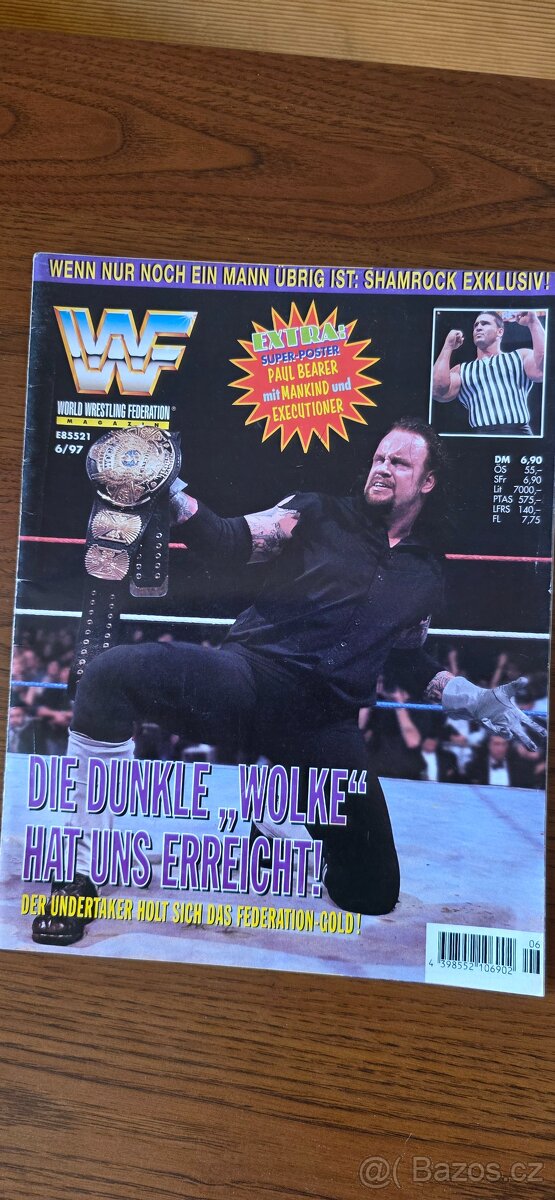 Sbírka německých WWF (WWE) wrestlingových časopisů z - 5