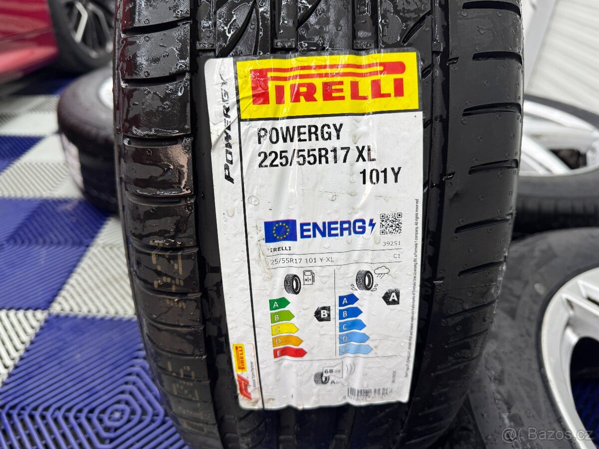 NOVE PNEUMATIKY/GUMY/PNEU PIRELLI VČ ALU KOL 225/55R17 - 5