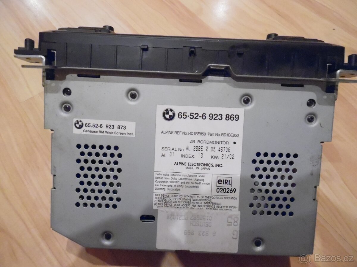 Monitor BMW E46,kazeta,65526923869 - 5