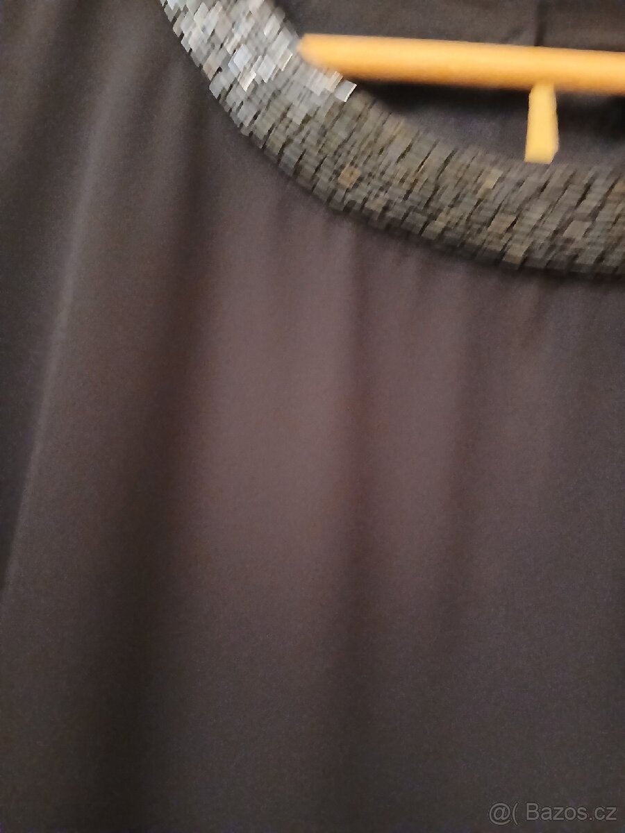 Spolecenske saty vel.46, barva tmavě modrá - 5