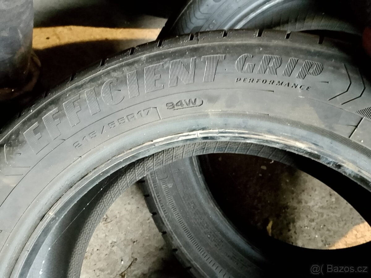 215/55/17 94w Goodyear - letní pneu 2ks - 5