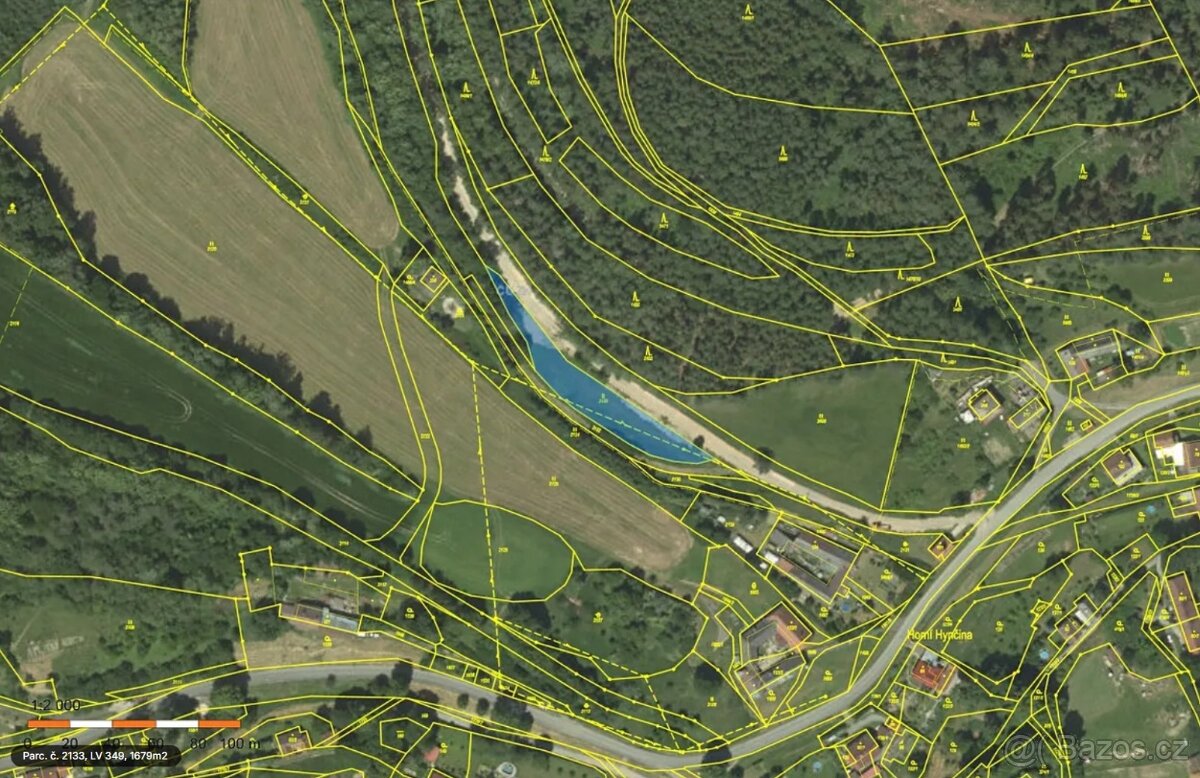 Prodej souboru pozemků - Pohledy - Horní Hynčina - 59634m2 - 5