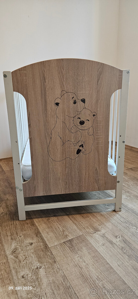 Dětská postýlka s medvídky - 5