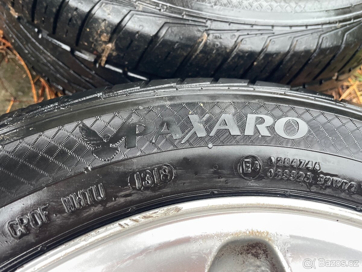 17" Alu kola Volvo 205/55 R16 4x114.3, letní pneu Paxaro - 5