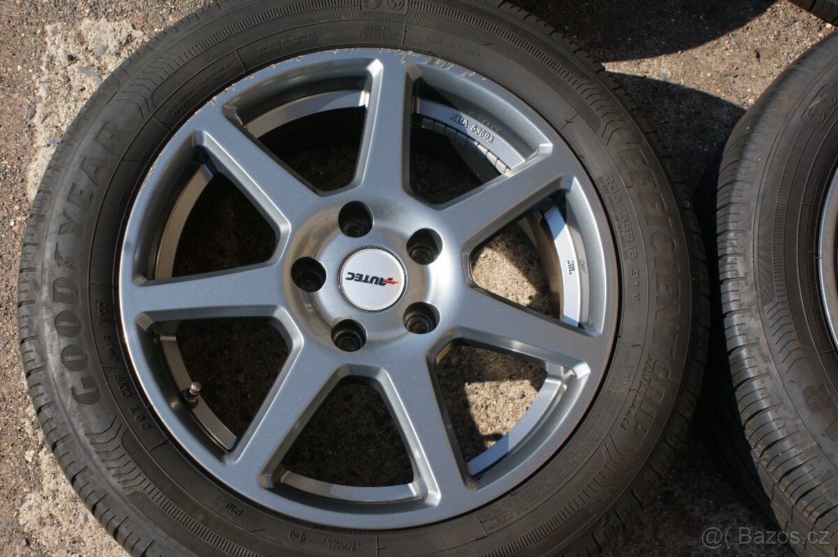 pekna sada grafitovych alu kol R16 Seat Audi Skoda VW - 5