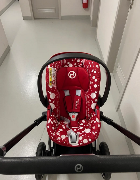 Kočárek Cybex E-Priam petticoat red - 5