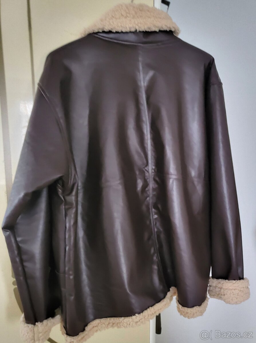 PILOTKA kožená zimní bunda vl. XL unisex - 5