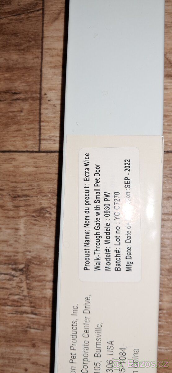 Carlson Pet gate s dvířky pro kočky. - 5