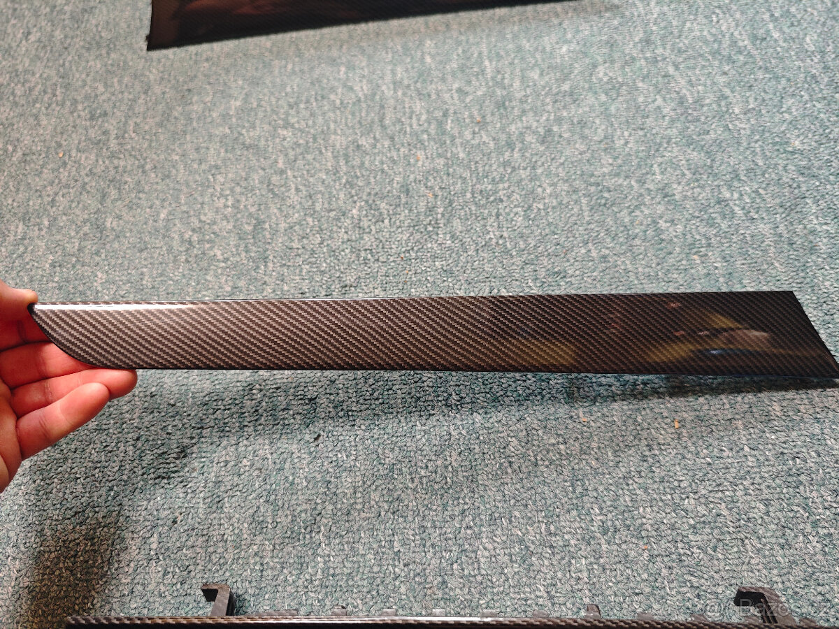 Audi A4/A5 B8 carbon interiérové lišty(hydrografika) - 5