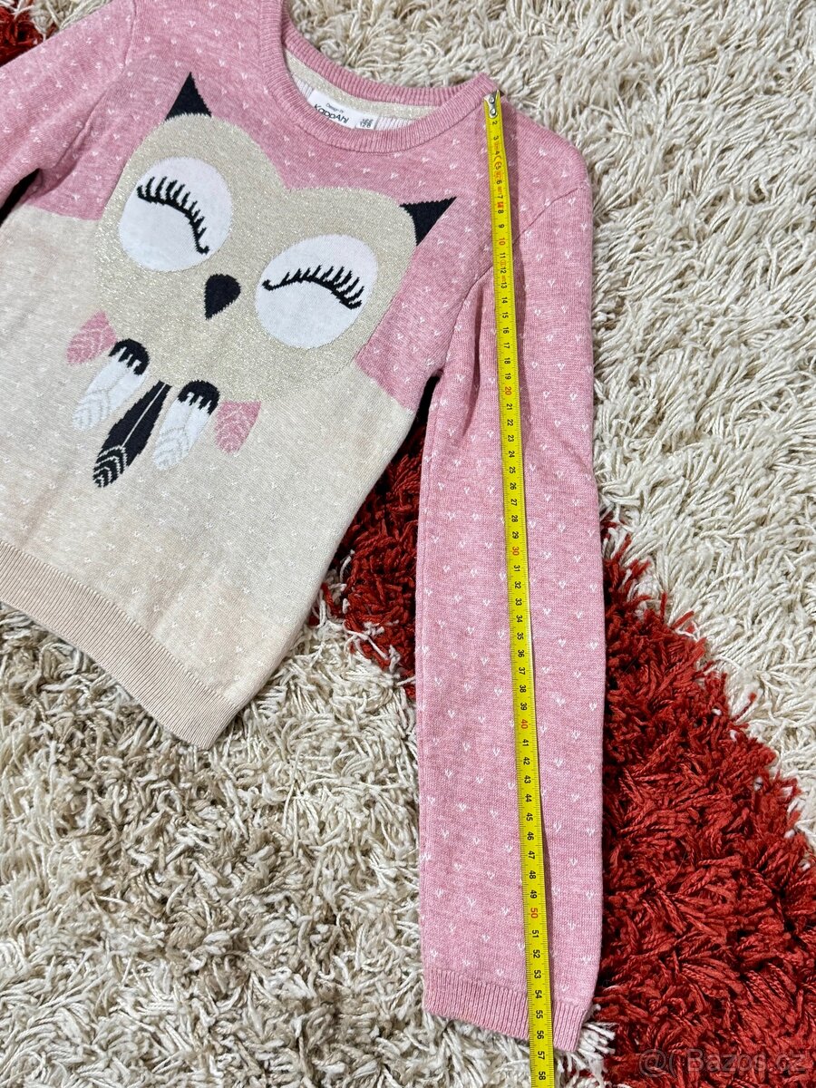 Sovičkový svetřík KappAhl 122/128 - 5