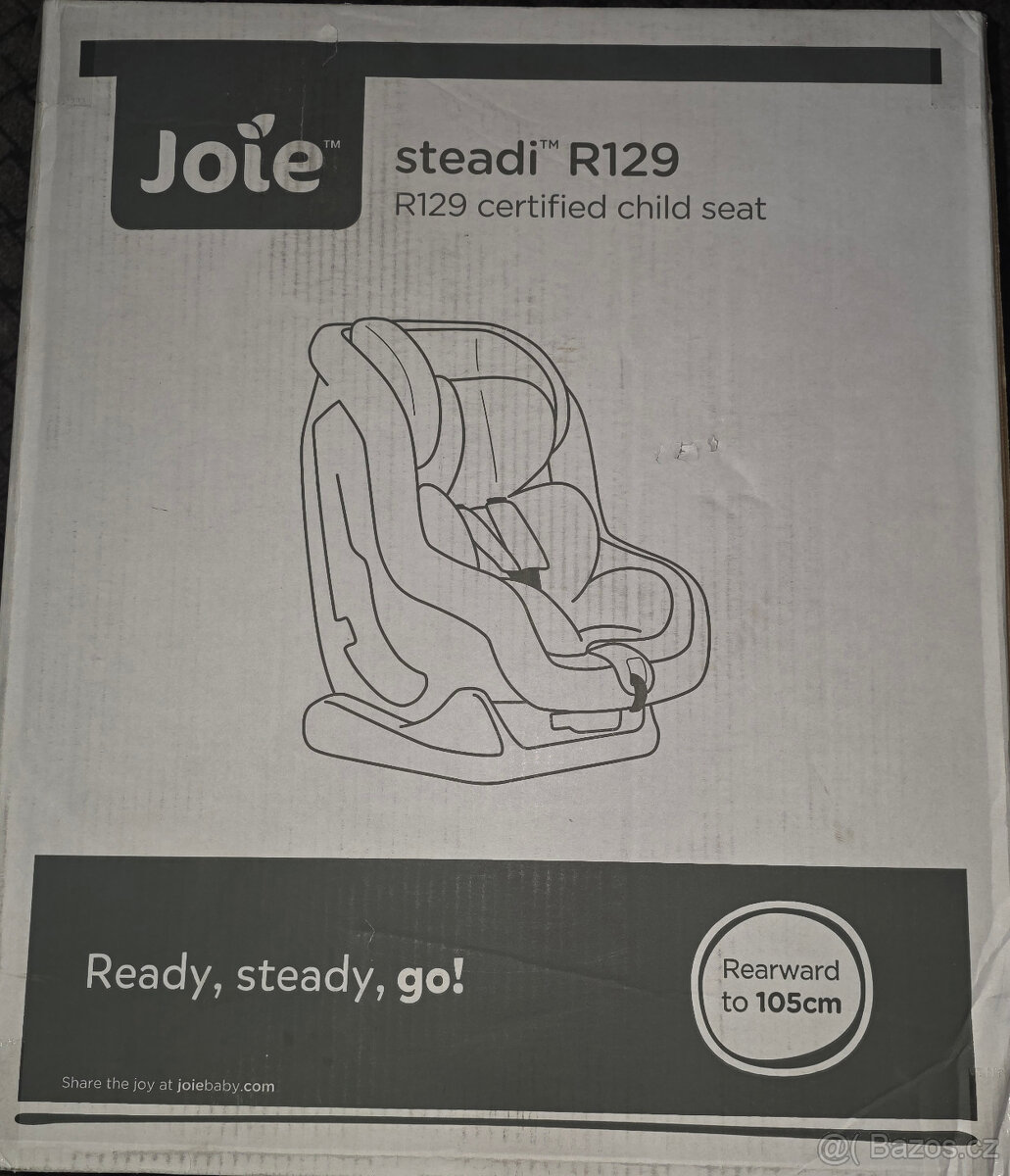 Dětská autosedačka Joie steadi™ R129 shale NOVÁ - 5