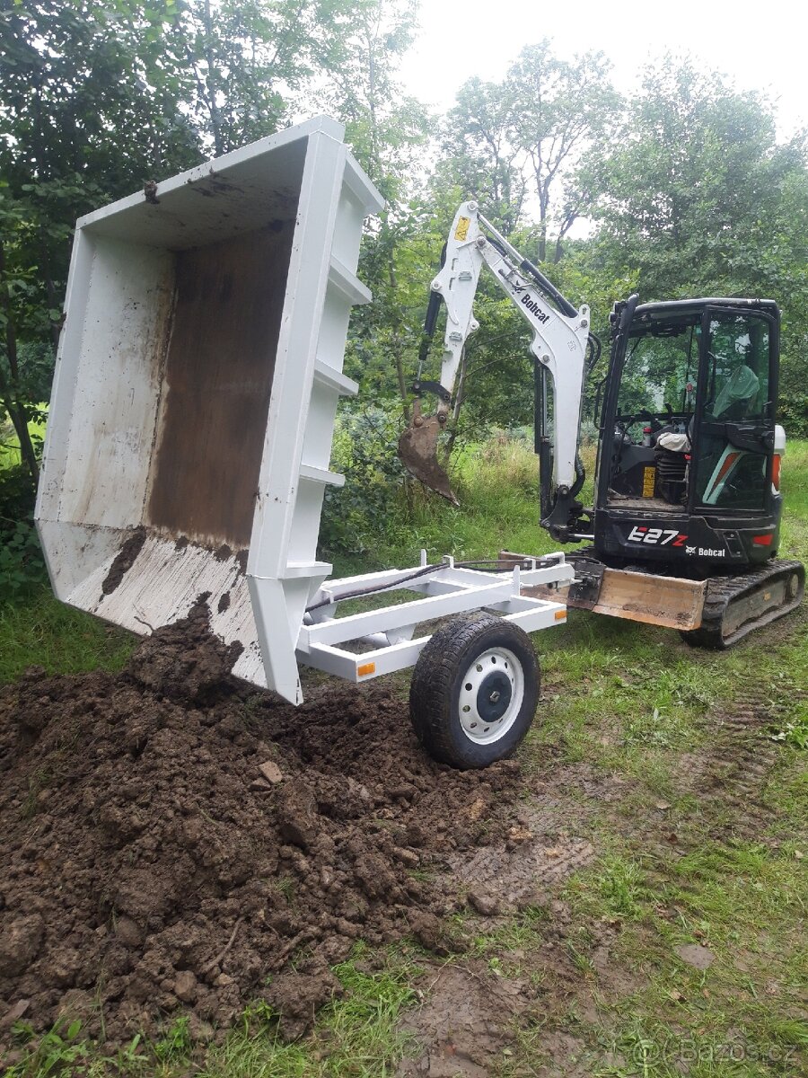 Dempr k bagru, sklápěcí vozík, kára - 5