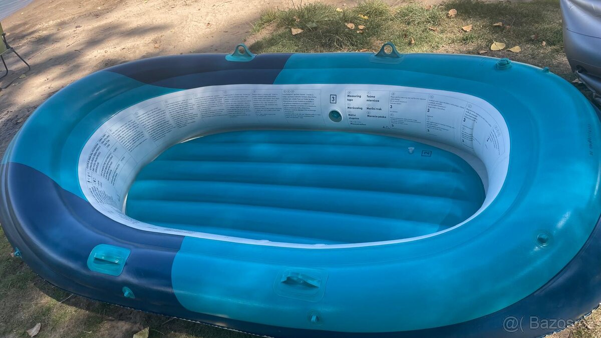 Nafukovací rodinný člun, nosnost 260 kg, jako nový - 5