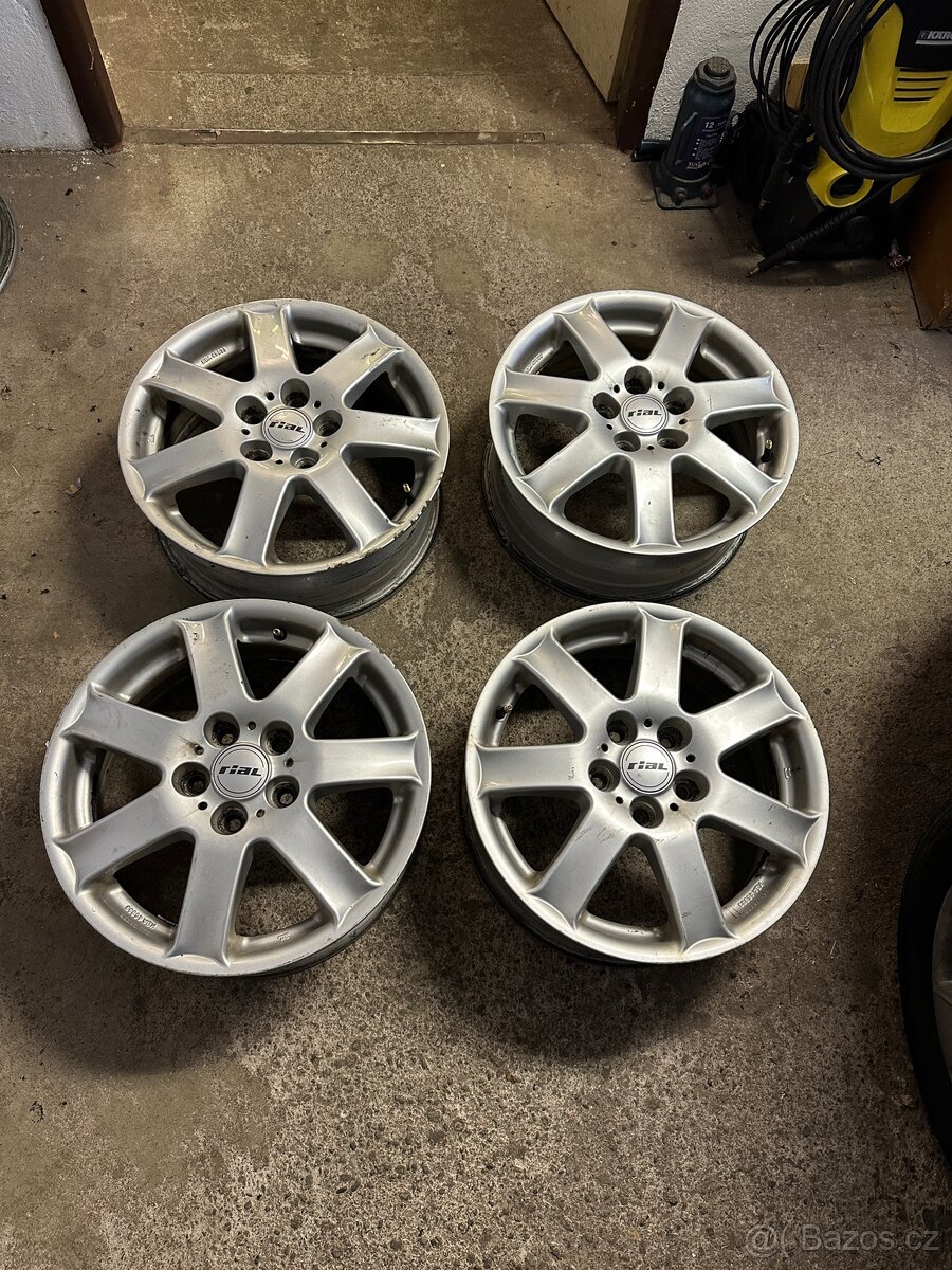 Alu kola 5x110 r16 + zimní pneu NEXEN 195/65/15 - 5