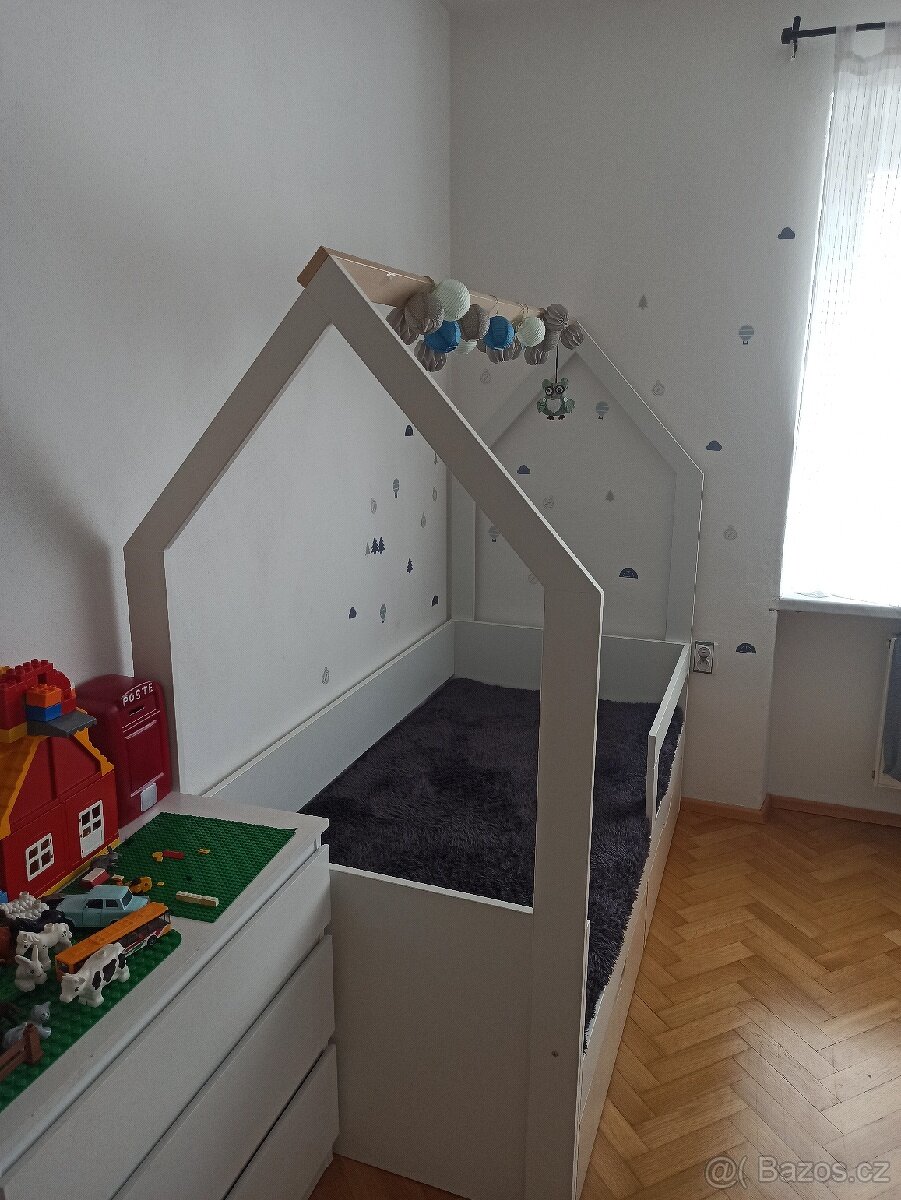 Domečková dětská postel 80 x 160 cm - 5